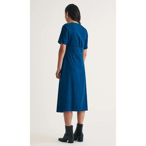 nobody's Child denim button down midi dress - Picture 7 of 7